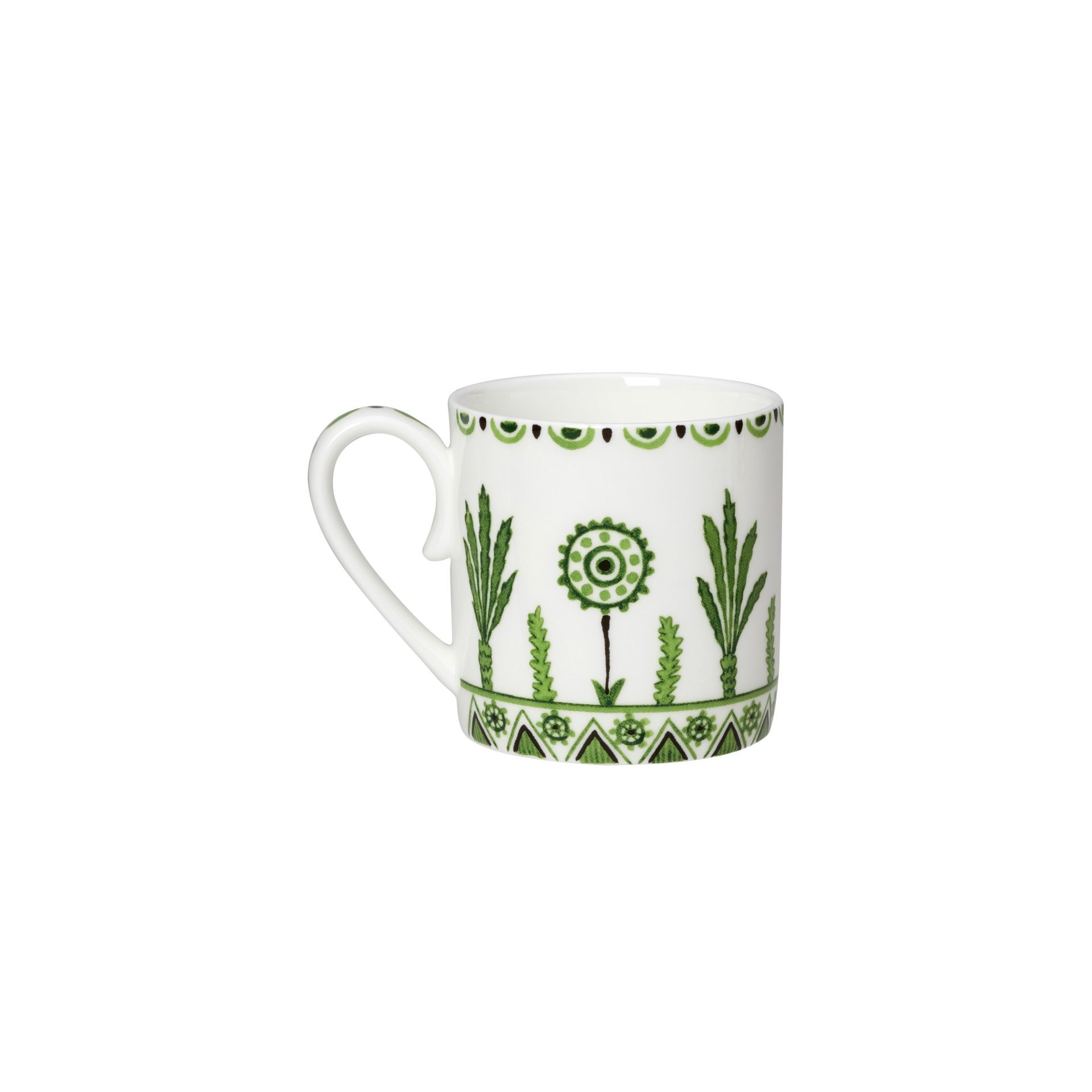 Sultan's Garden Green Coupe Coffee Can Cup 6cm 10cl (6 1/3" 3 1/2oz) - Image 2