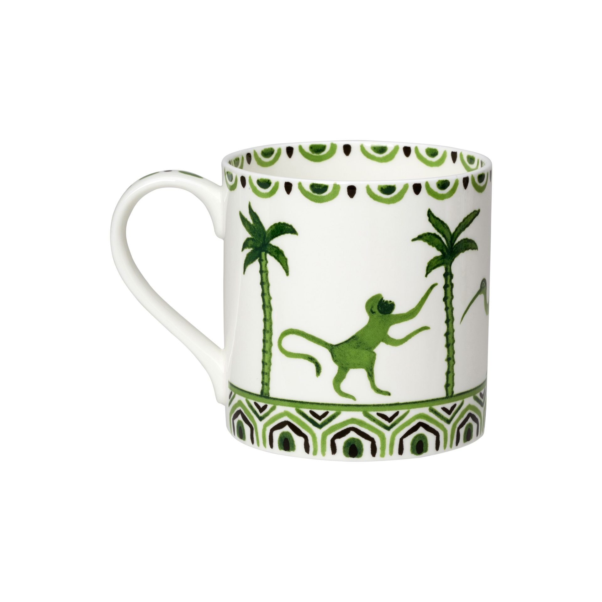 Sultan's Garden Green Coupe Mug 9cm 35cl (3 1/2" 12 1/3oz) - Image 3