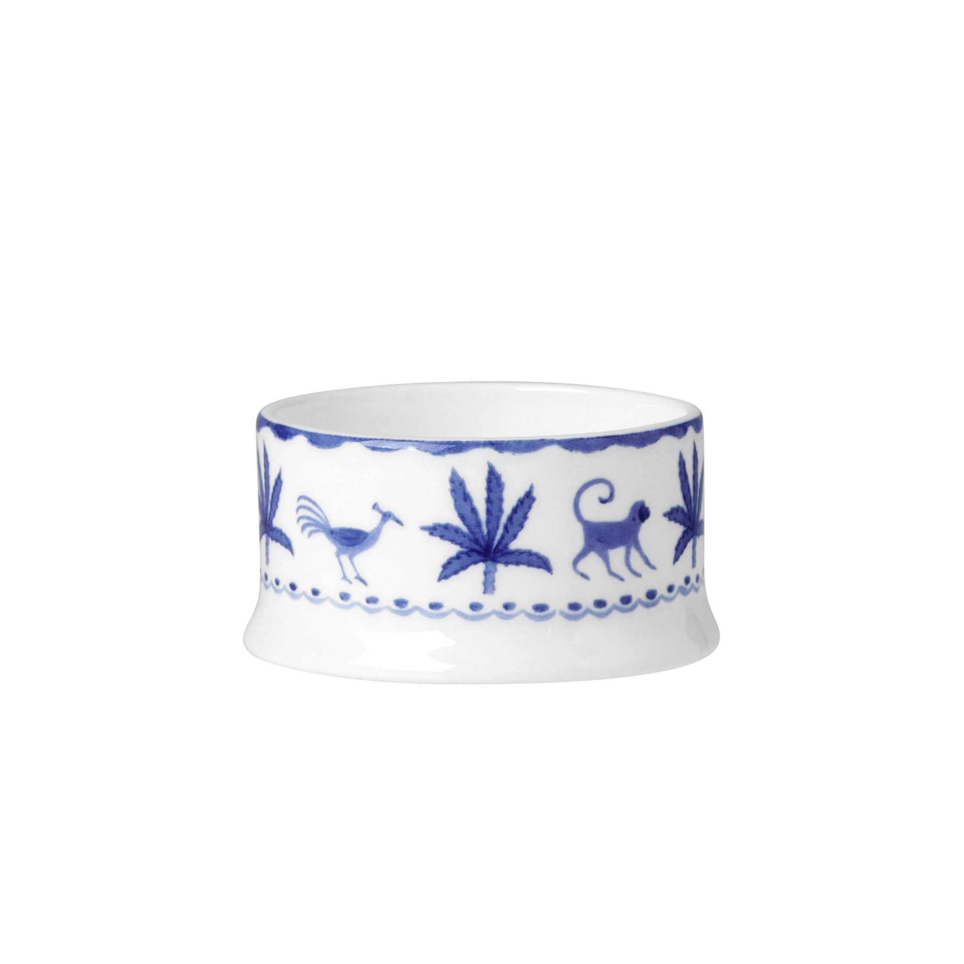 Sultan's Garden Blue Classic Condiment Pot 6.5 x 3.3cm 5cl (5/9 x 1 2/7" 1 3/4oz)