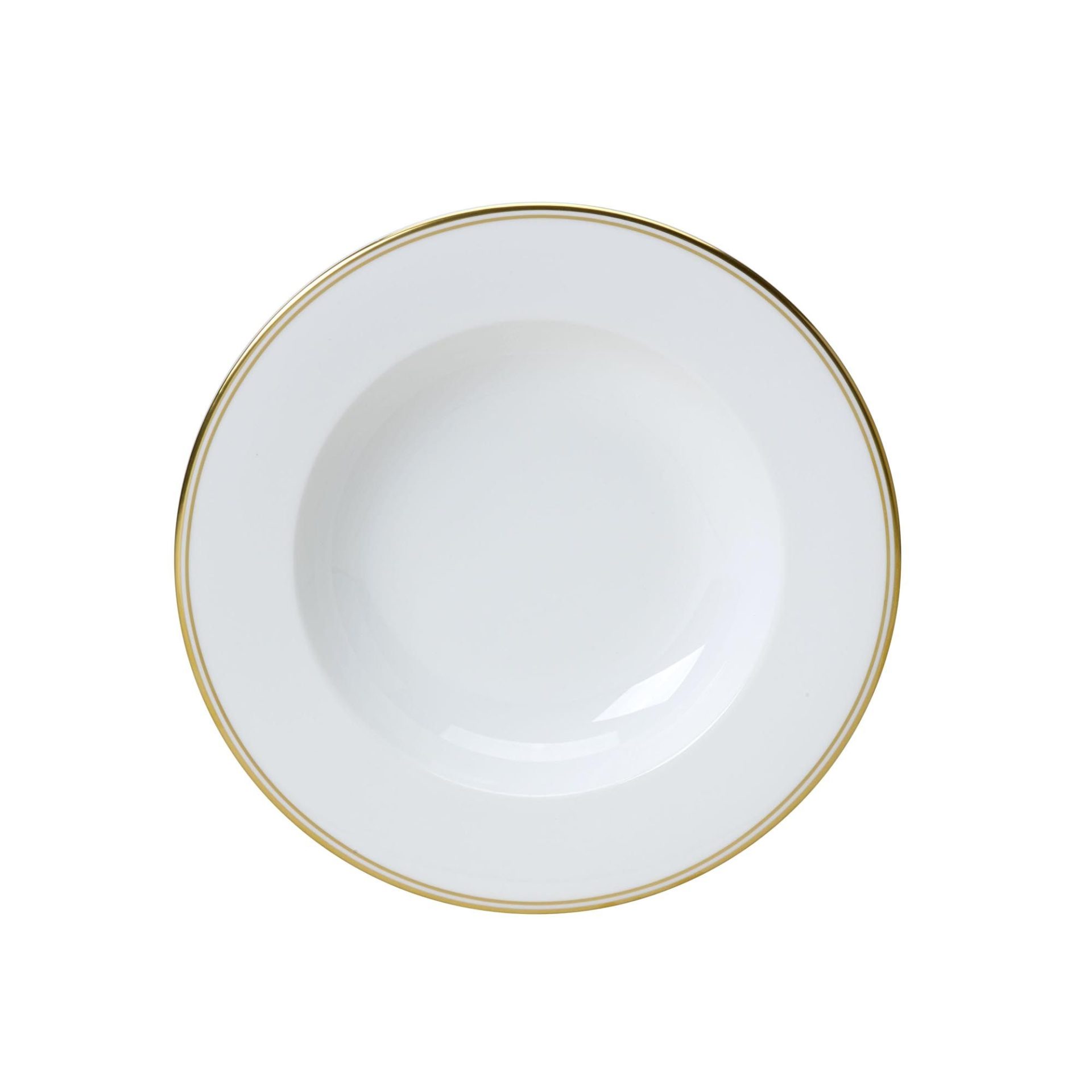 Burnished Gold Classic Rim Bowl 22cm 22.5cl (8 3/4" 8oz)