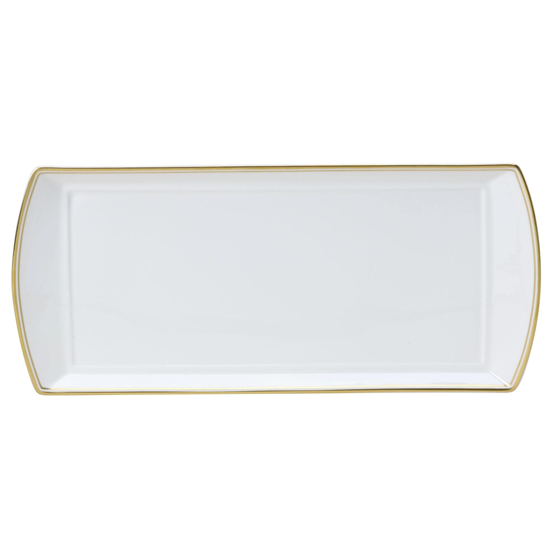 Burnished Gold Classic Large Rectangle Tray 34 x 15cm (13 1/2 x 6")