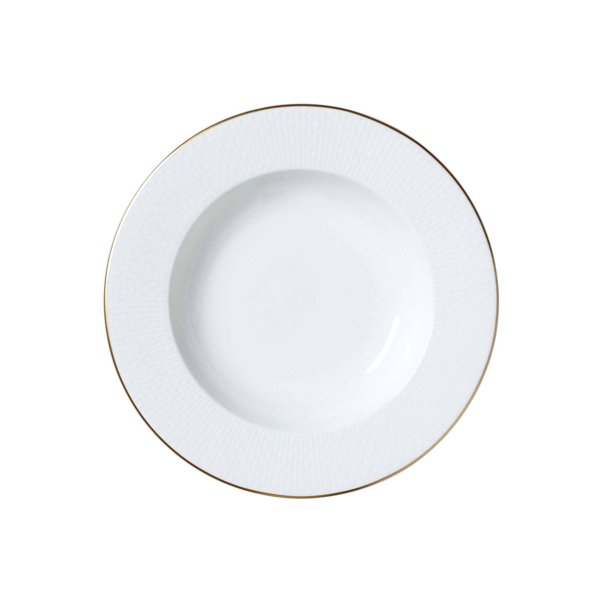 Diamond White Classic Rim Bowl 22cm 22.5cl (8 3/4" 8oz)