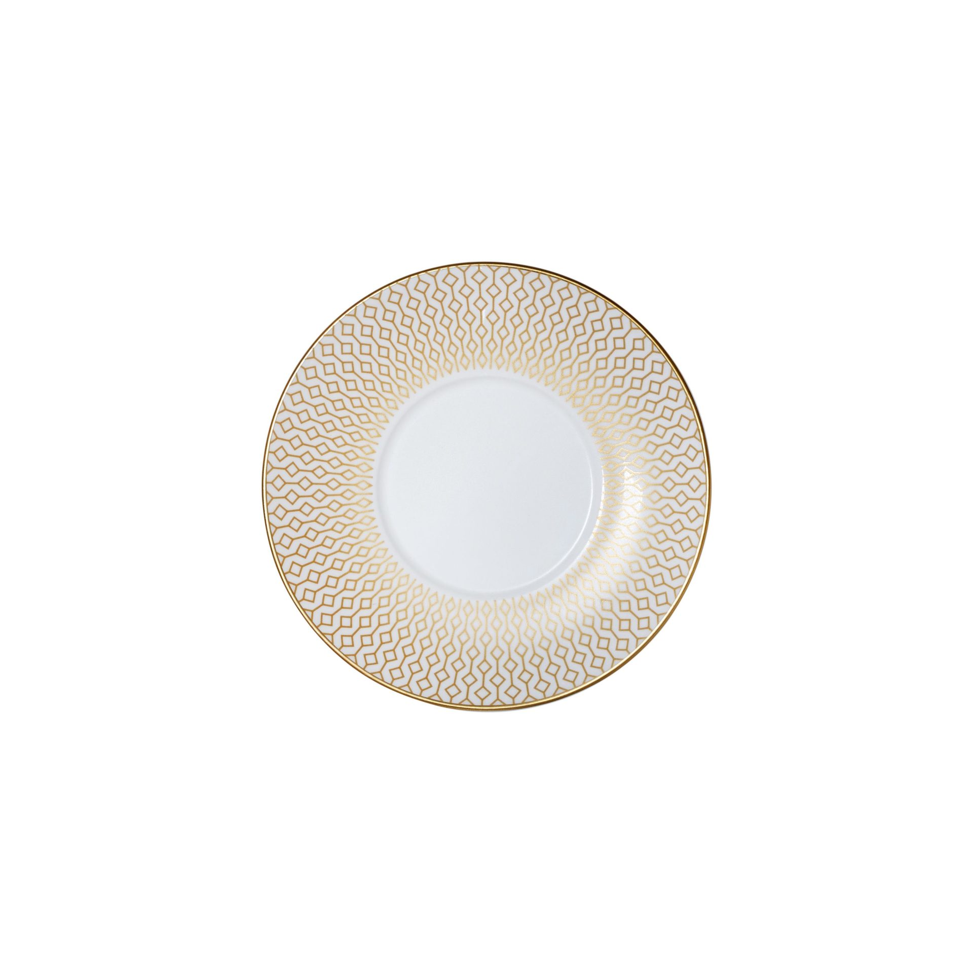 Diamond Gold Coupe Espresso Saucer 12cm (4 3/4") Fits AND0112
