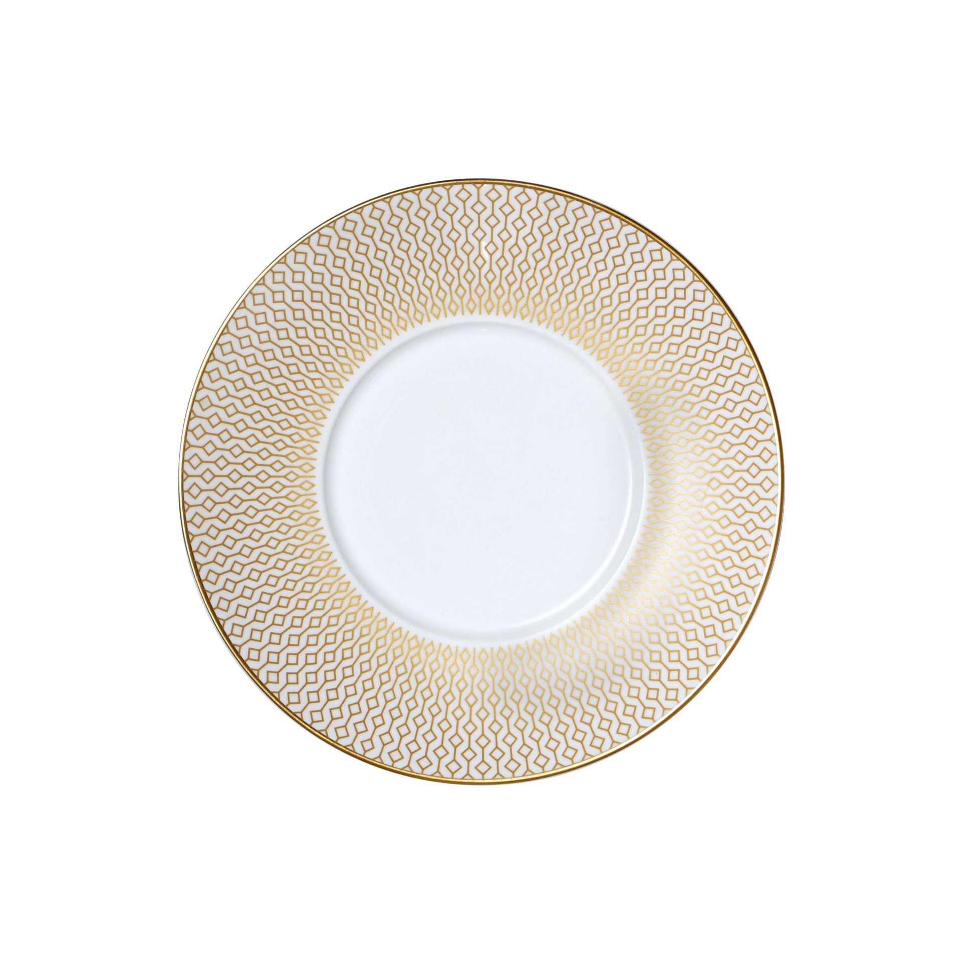Diamond Gold Coupe Saucer 16cm (6 1/3") Fits AND0110