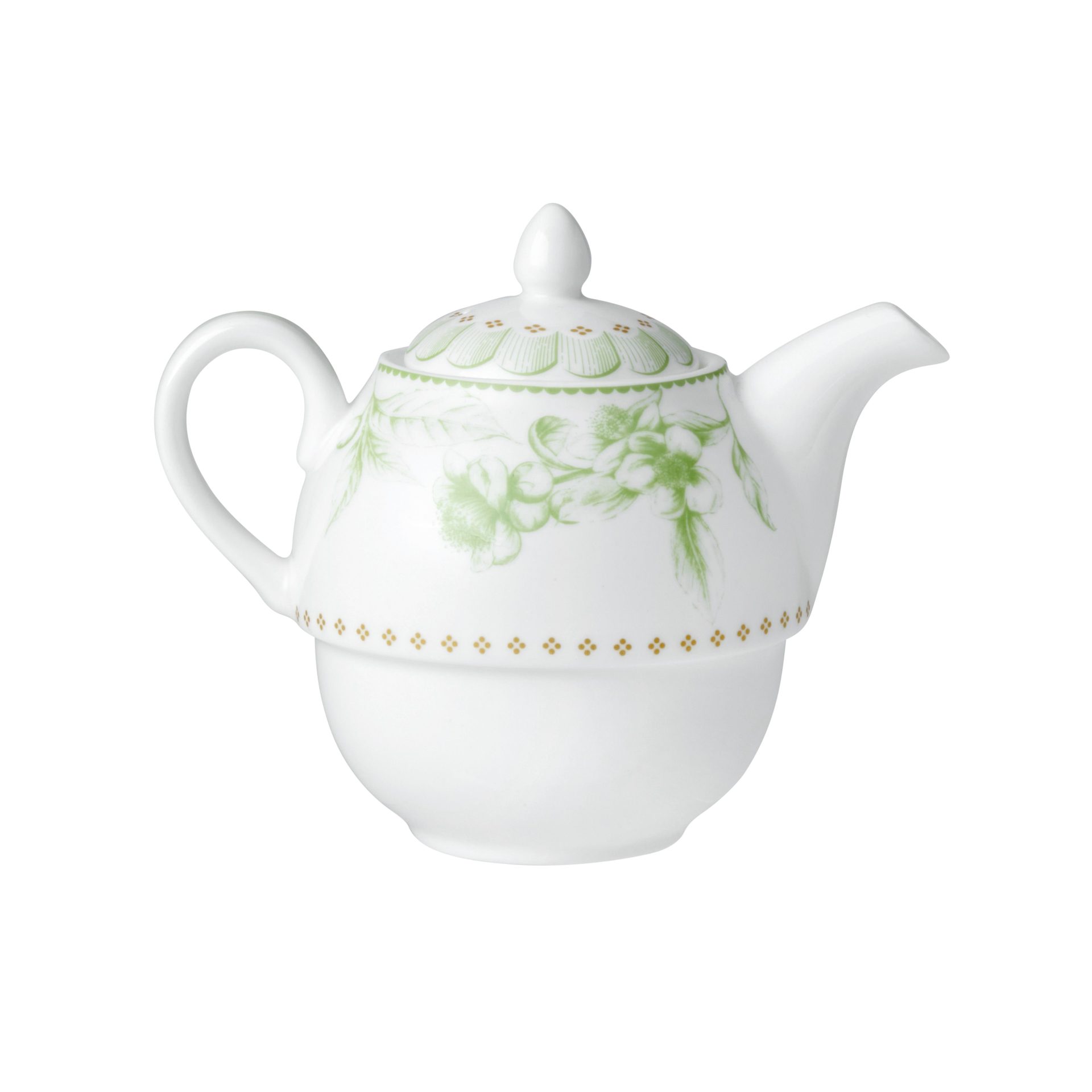 Hive Green Coupe Tea For One Teapot 12.4cm 46cl (5" 16oz)