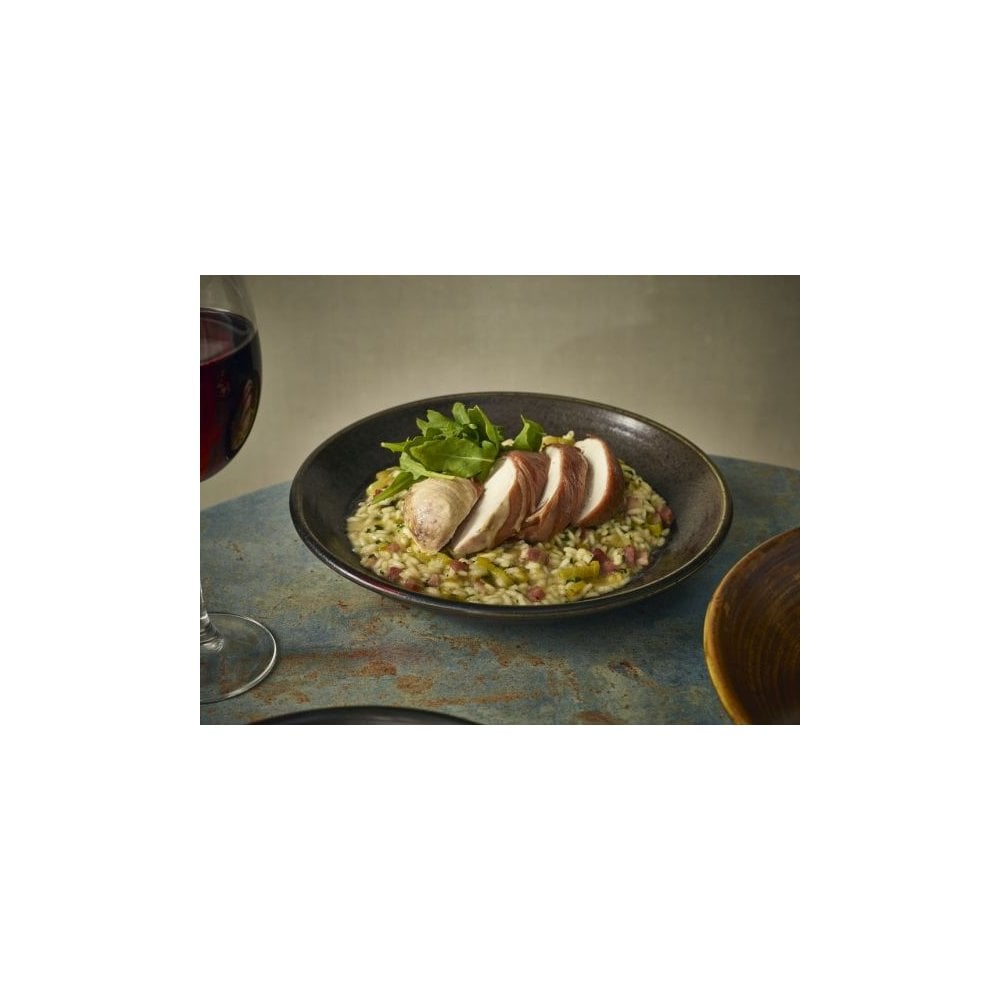 Terra Black Vitrified Porcelain Deep Coupe Plate 25cm - Image 3