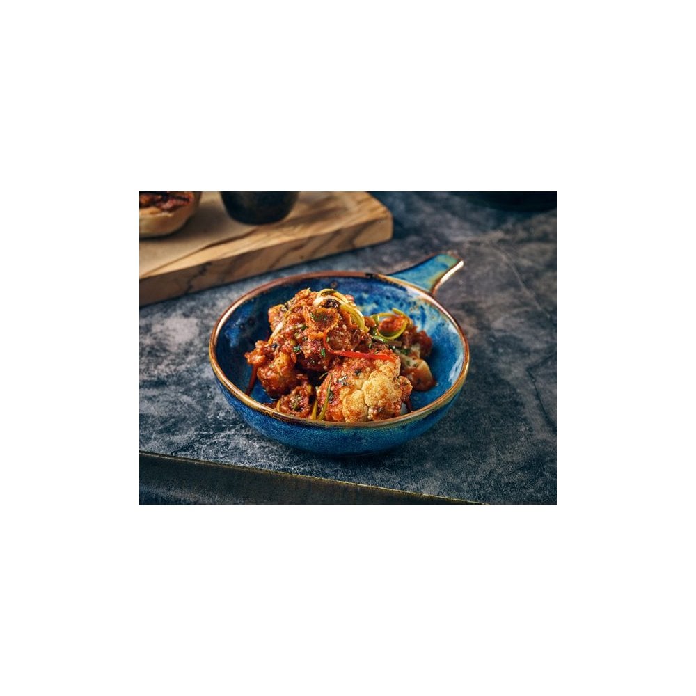 Terra Aqua Blue Vitrified Porcelain Presentation Pan 15.5cm - Image 4