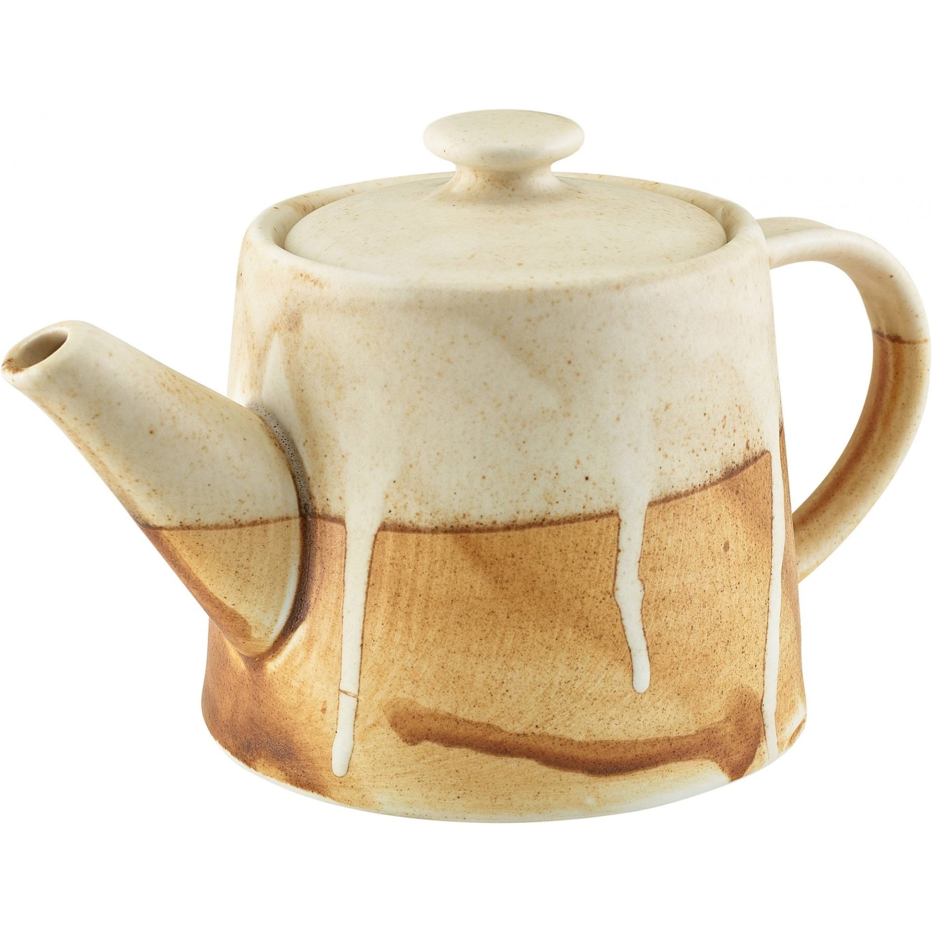 Roko Porcelain Sand Teapot 50cl/ 17.6oz