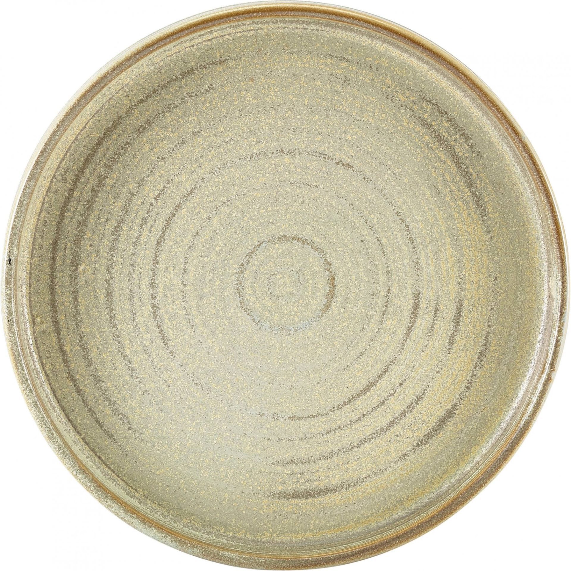 Terra Matt Grey Vitrified Porcelain Presentation Plate 20.5cm