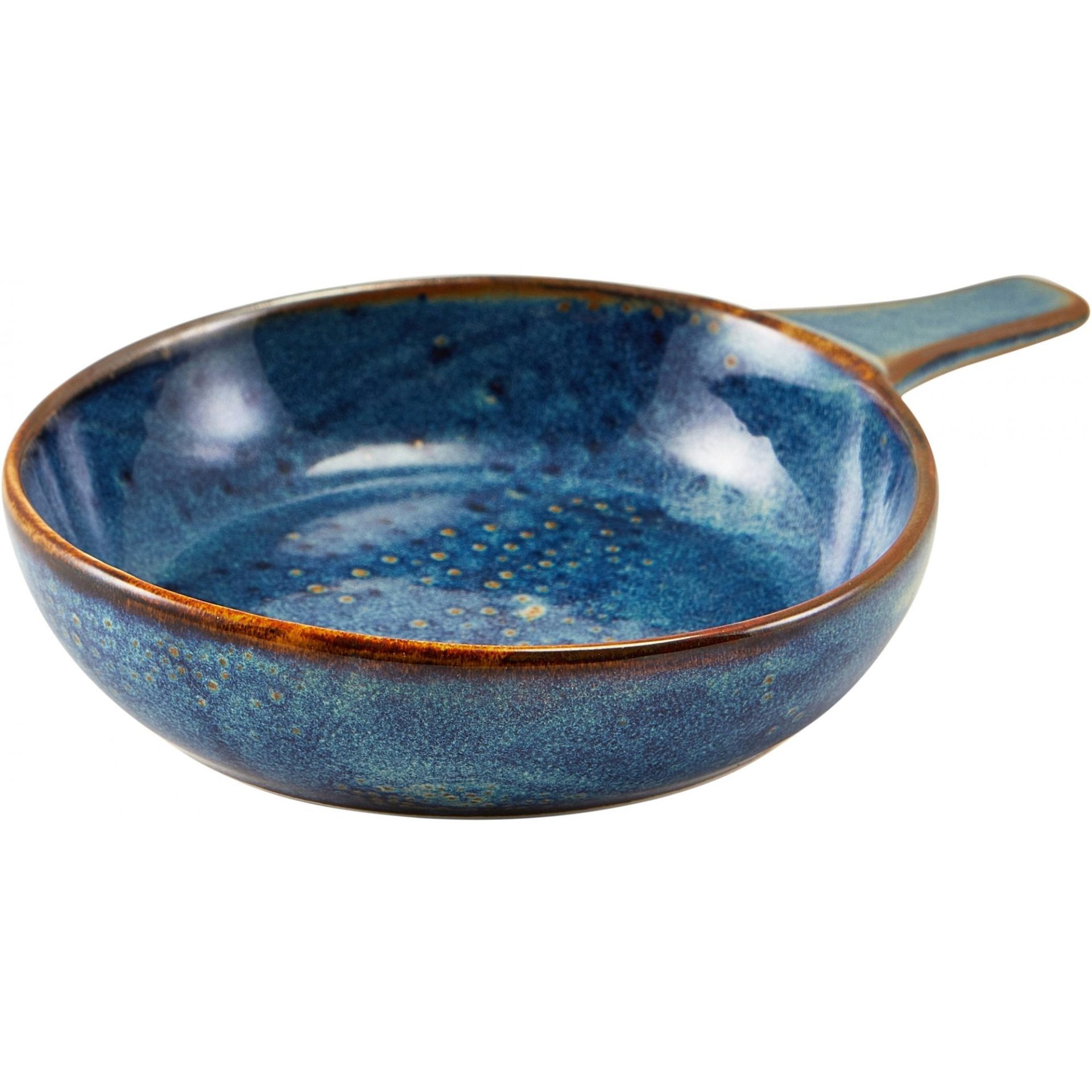 Terra Aqua Blue Vitrified Porcelain Presentation Pan 15.5cm - Image 2