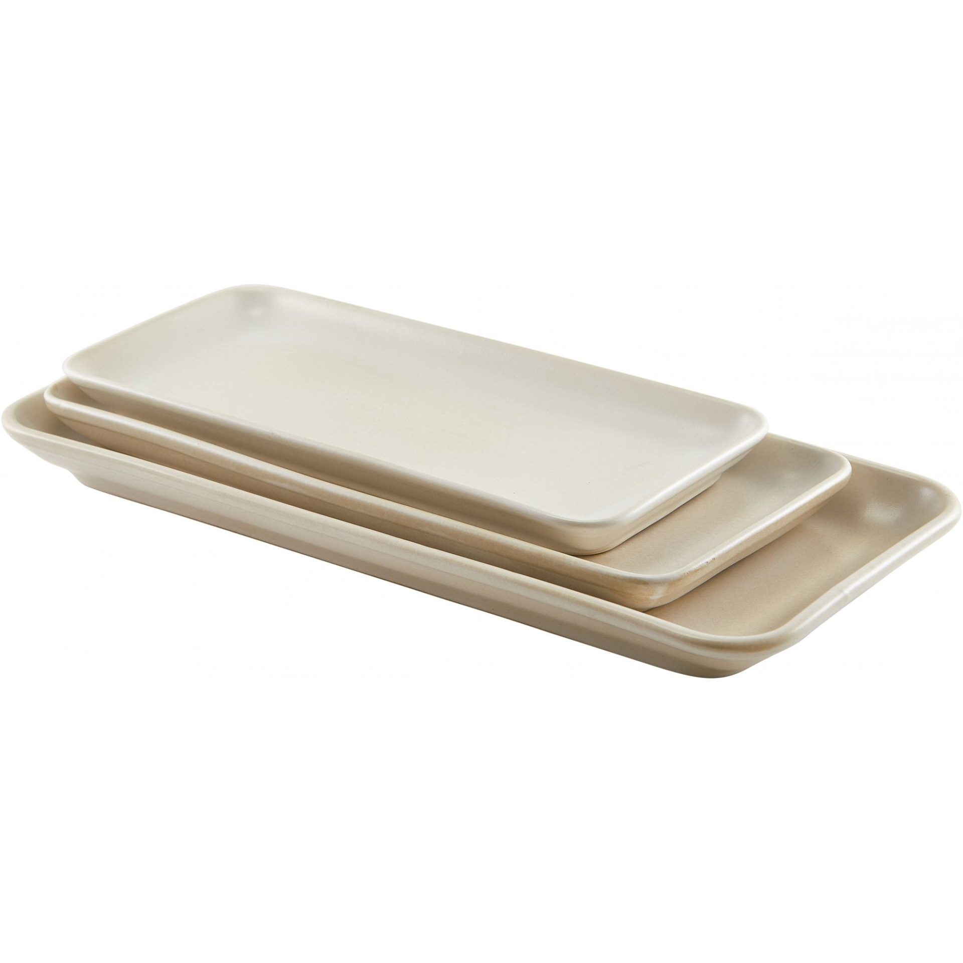 Antigo Stoneware Barley Narrow Rectangular Platter 35 x 16.5cm - Image 3