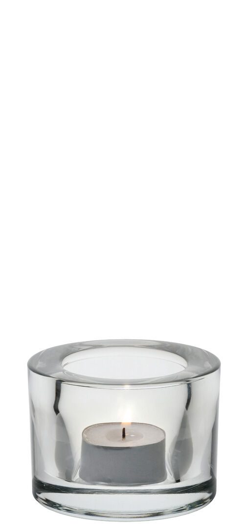 Chunky Tealight Holder - Clear