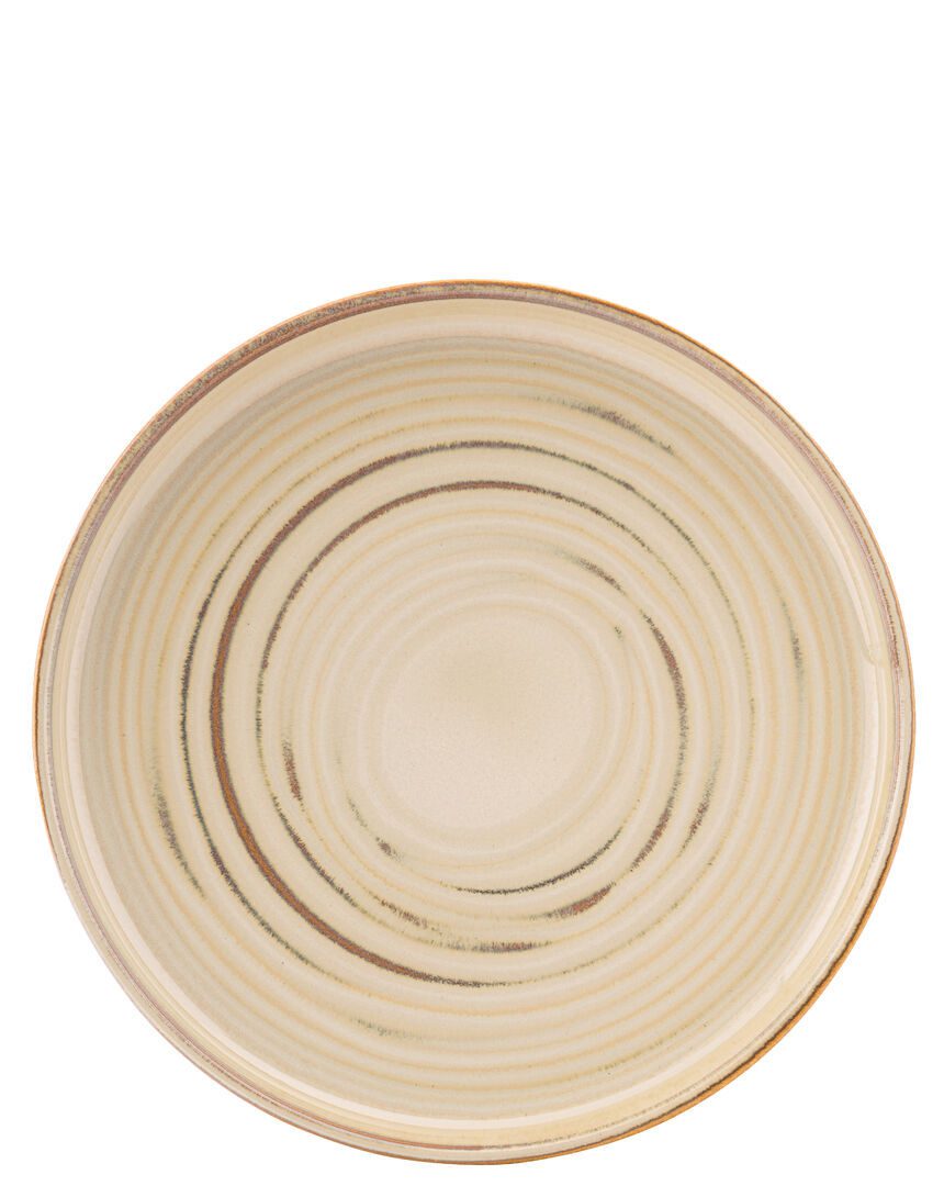 Santo Taupe Coupe Plate 8.5" (22cm)