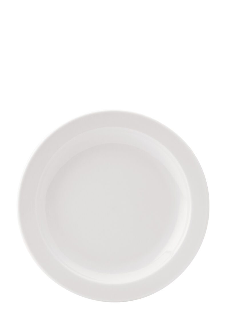 Pure White Narrow Rim Plate 8" (20.6cm)