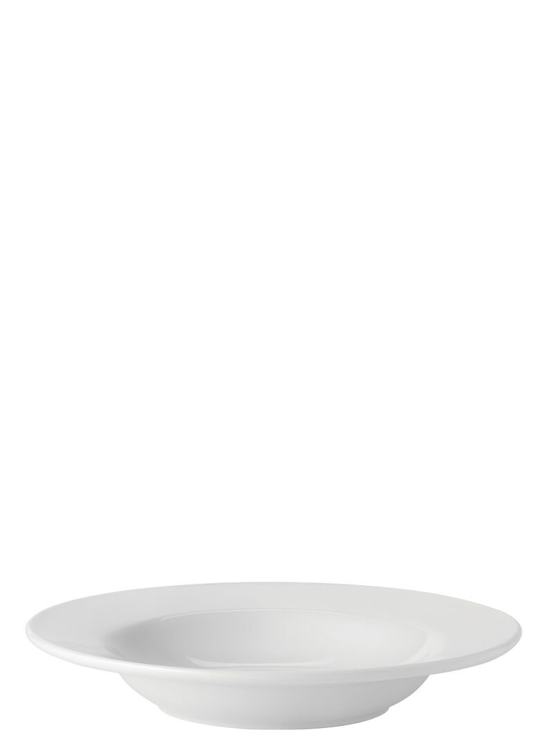 Pure White Rimmed Soup 9" (22.5cm)