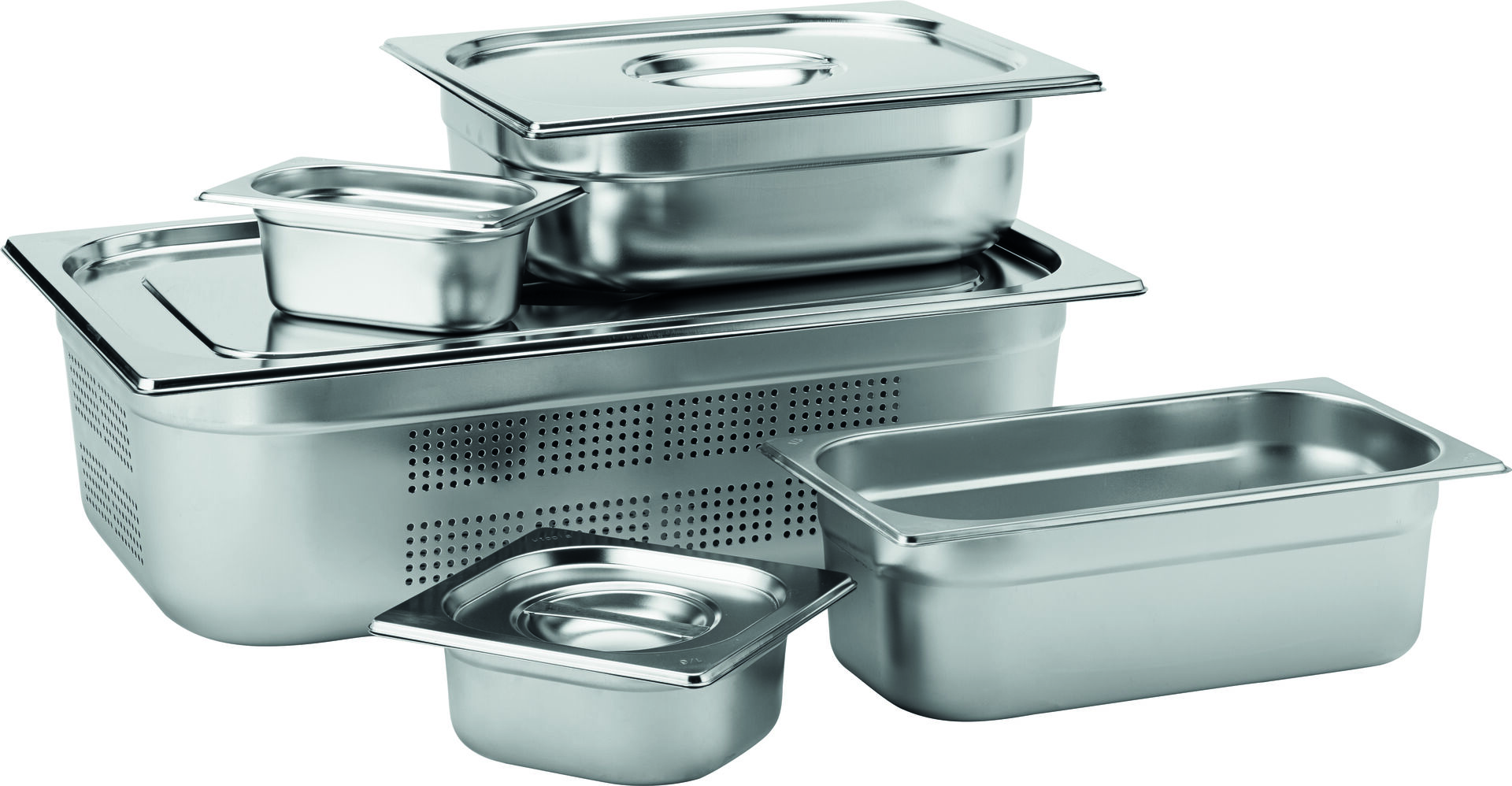 Stainless Steel GN 1/6 Handled Lid