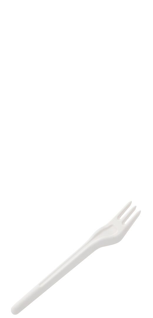 Natural Sugarcane Fork 6.5" (16.5cm) - Box of 100