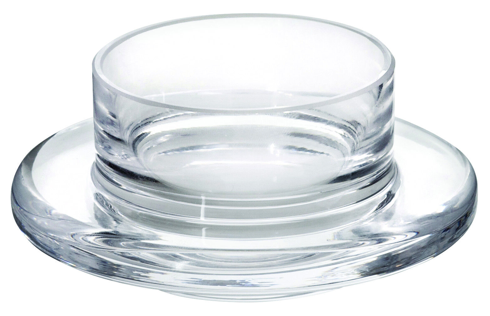 Glass Base for Butter Dish 3.5" (9cm) 1oz (3cl)