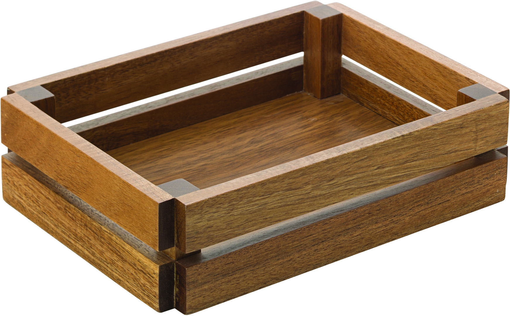 Acacia Small Crate 8.75" x 6.25" (22 x 16cm)