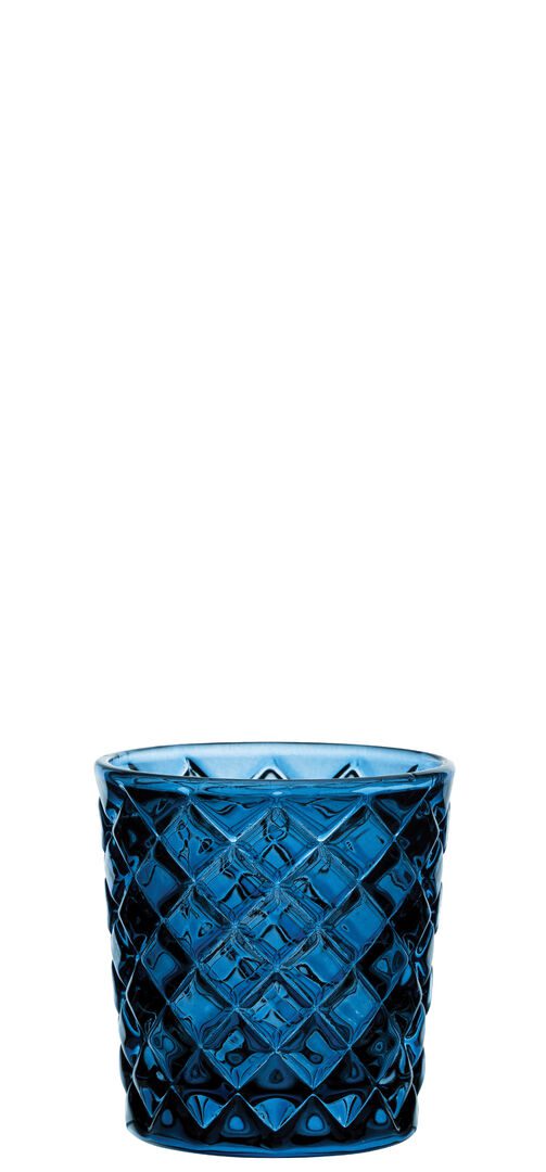 Criss Cross Blue Nightlight Holder