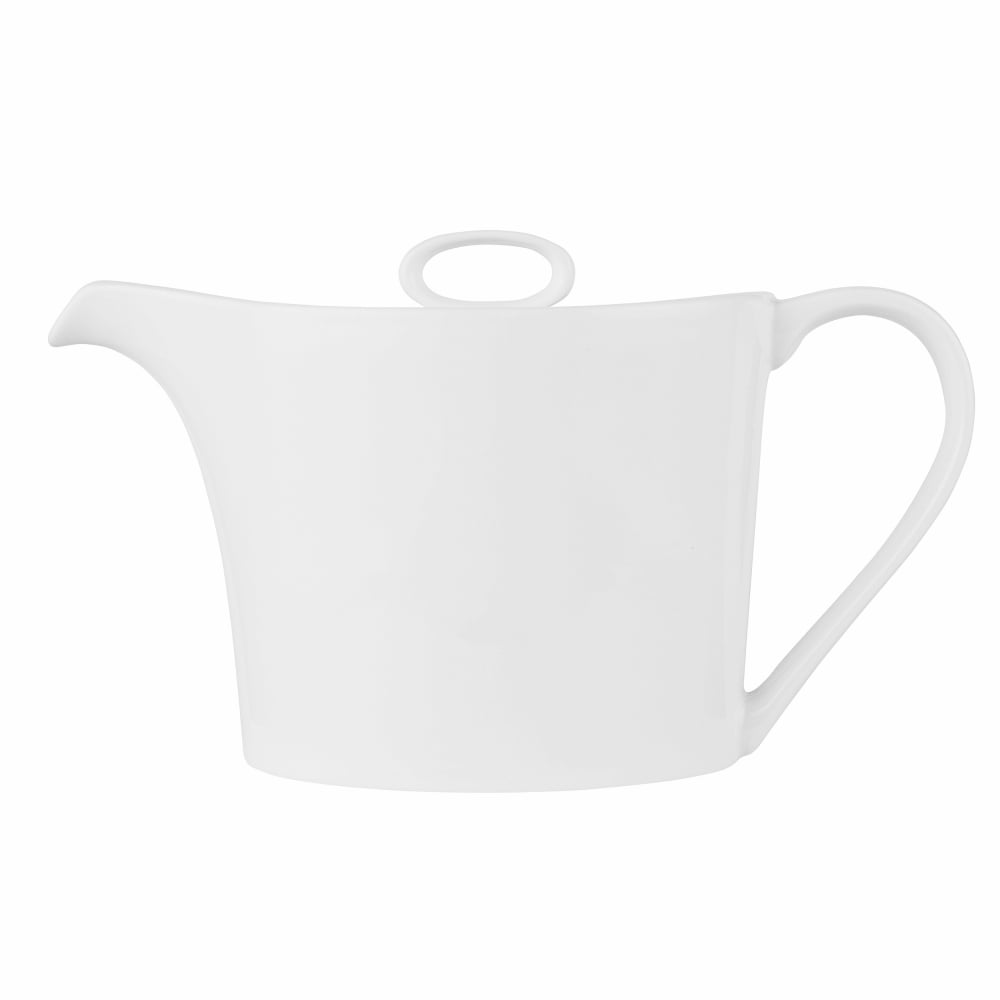 Alc Ambience White Oval Teapot 710ml