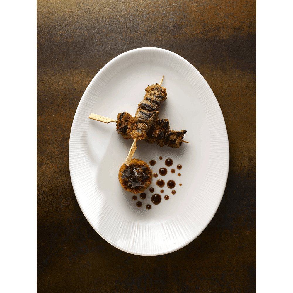 Bamboo Oval Dish Medium Rimmed 28cm - Image 5