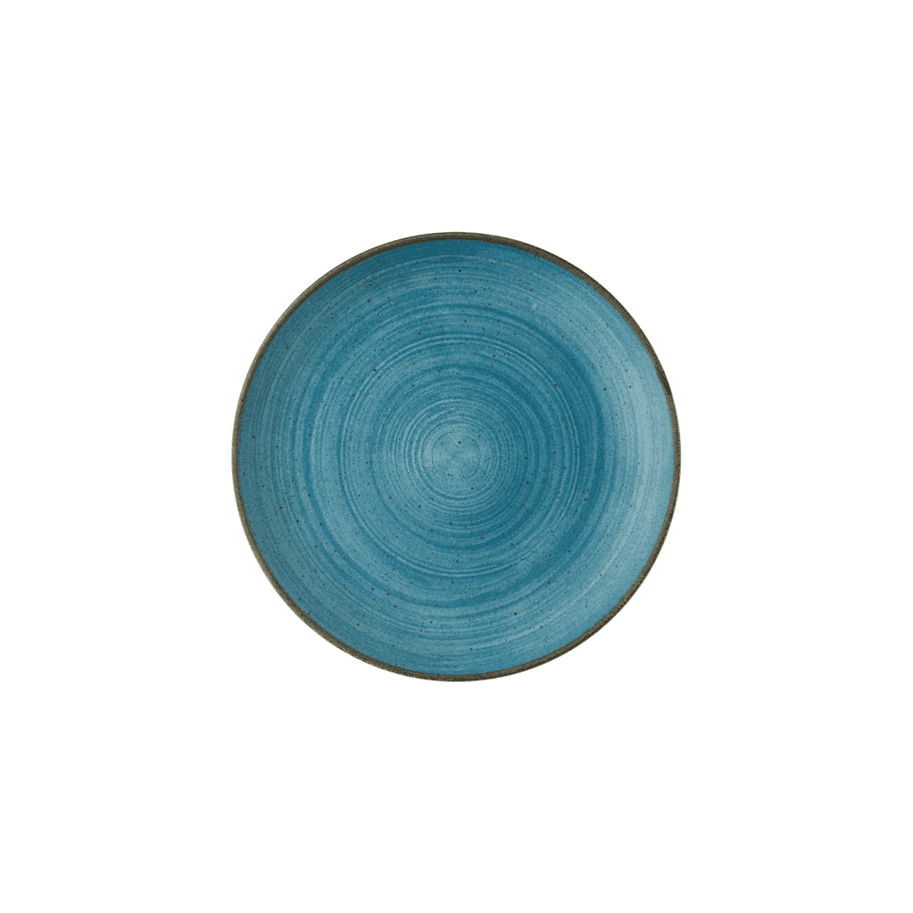 Stonecast Raw Teal Evolve Coupe Plate 11.25"