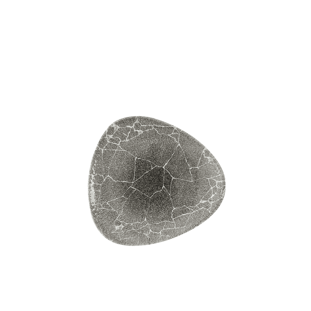 Kintsugi Reverse Quartz Black Lotus Plate 9"