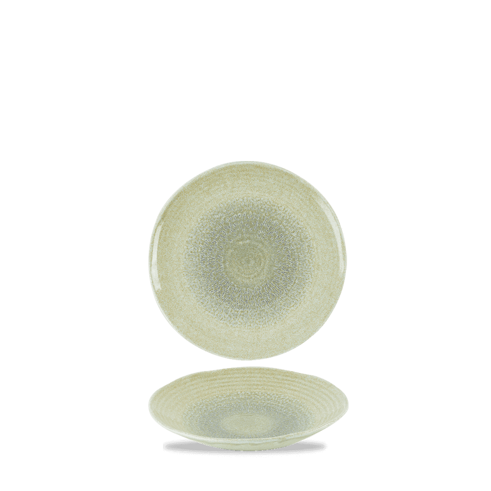 Harvest Grain Speckle Green Organic Coupe Bowl 5.6"
