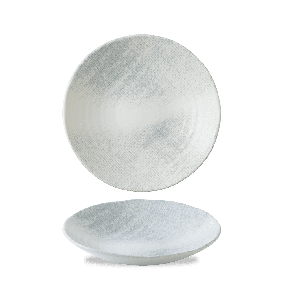 Makers Collection Jute Grey Organic Coupe Bowl 9.6"