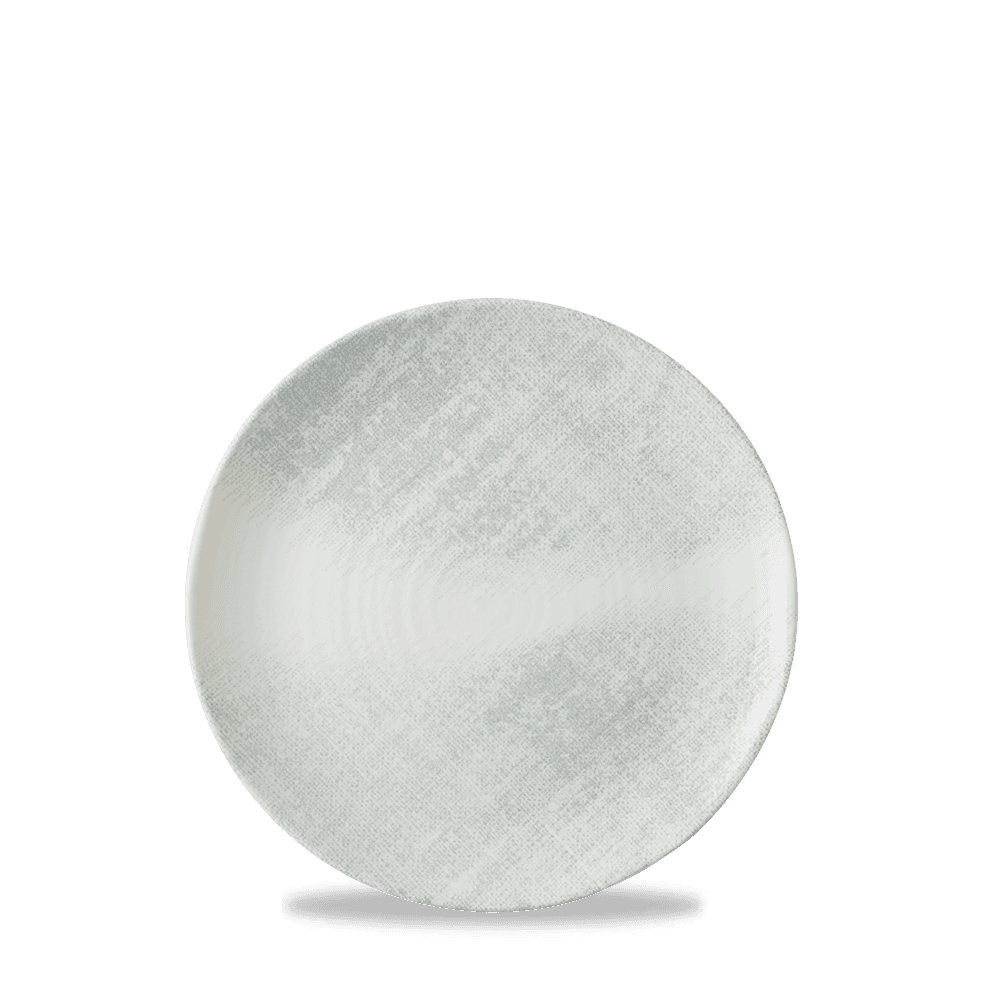 Makers Collection Jute Grey Organic Coupe Plate 11.4"