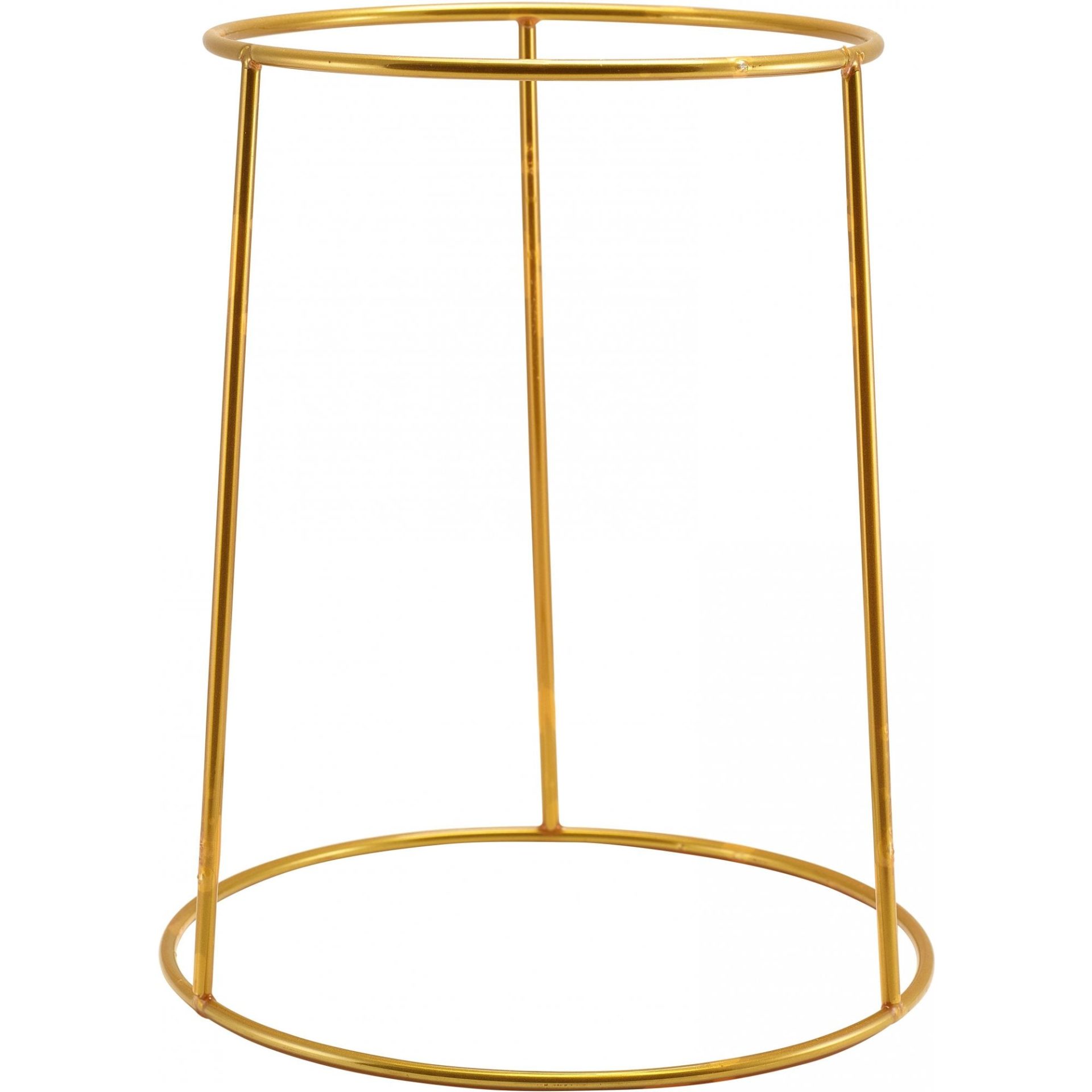 Gold Anti-Slip Round Buffet Riser 30cm