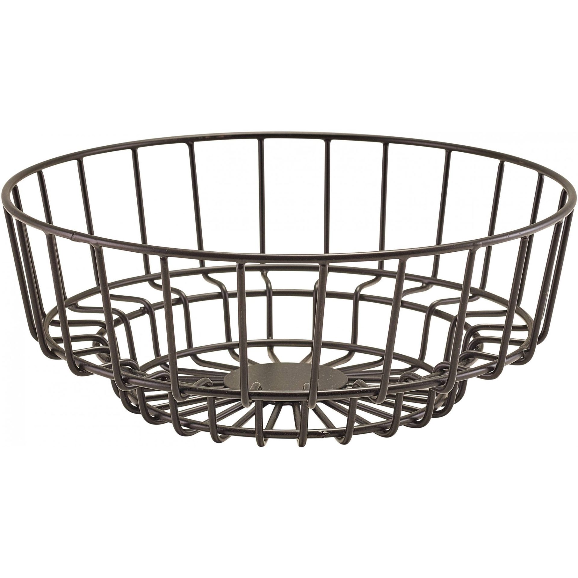 Black Deco Display Basket 25 x 10cm