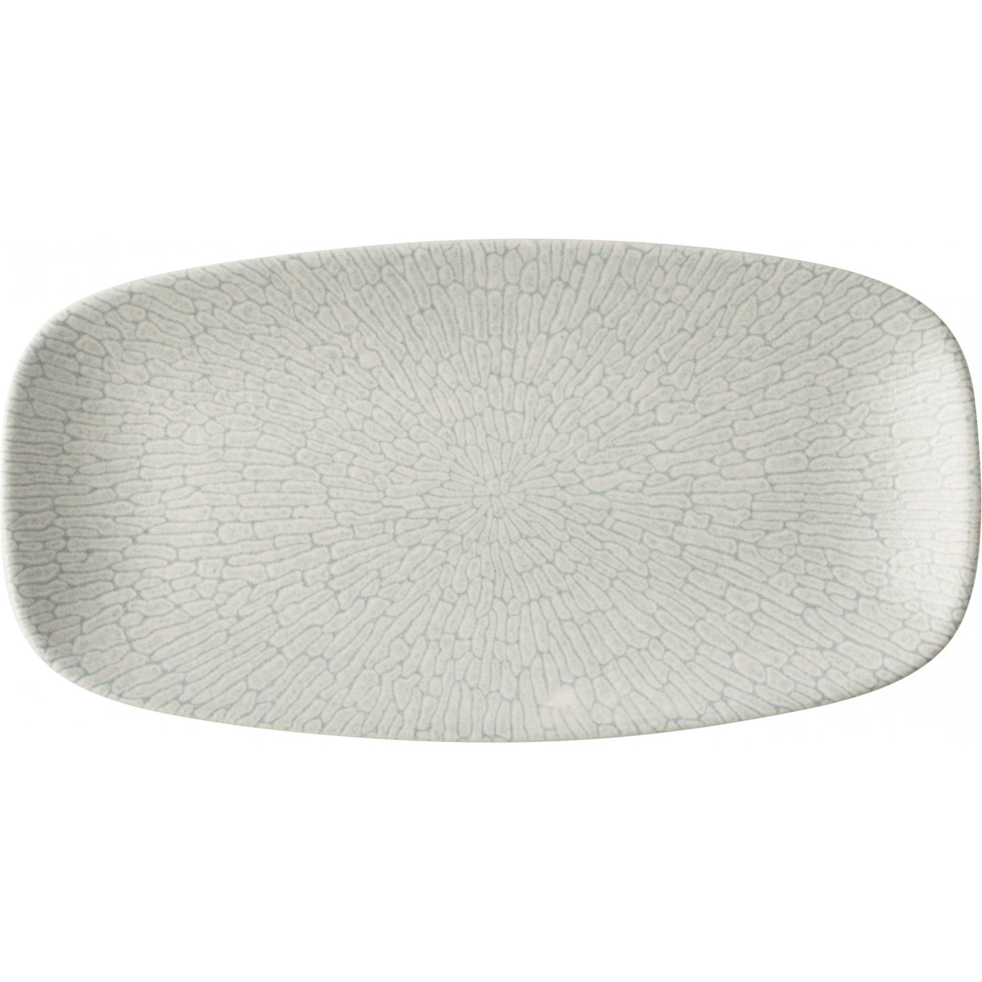 Delta Grey Oblong Plate 11 3/4X6"