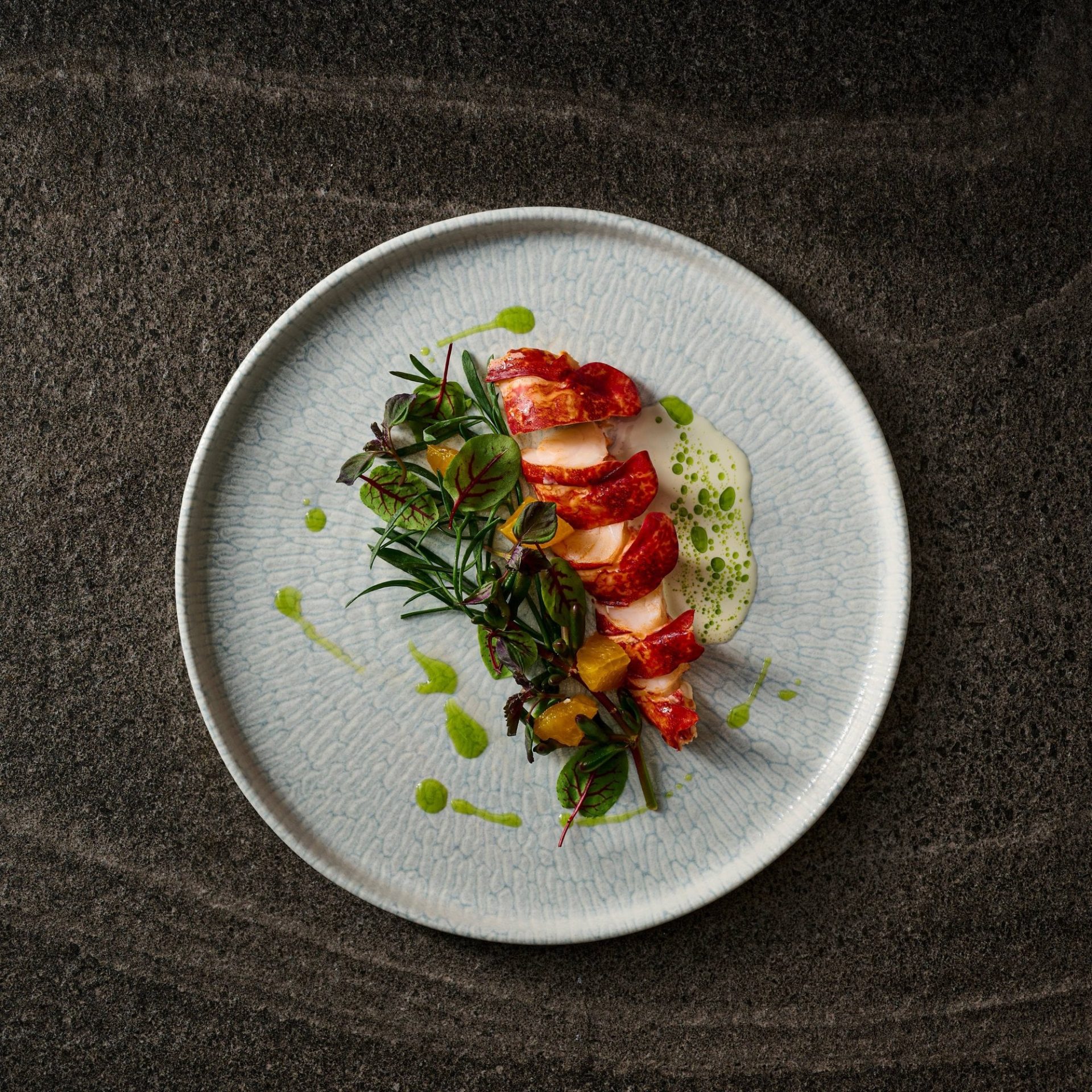Delta Grey Walled Plate 6 1/8" - Image 3