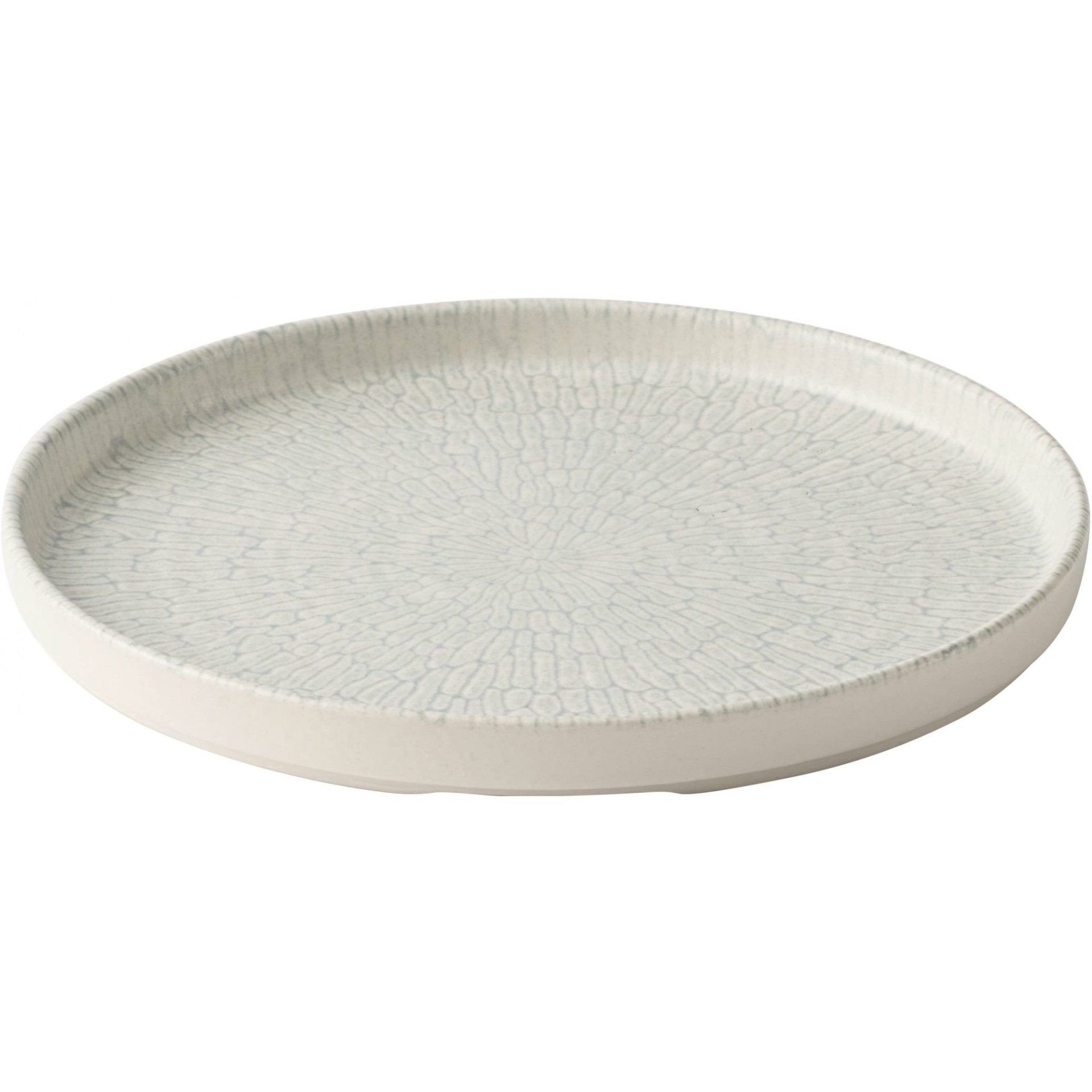 Delta Grey Walled Plate 8 1/4" - Image 2