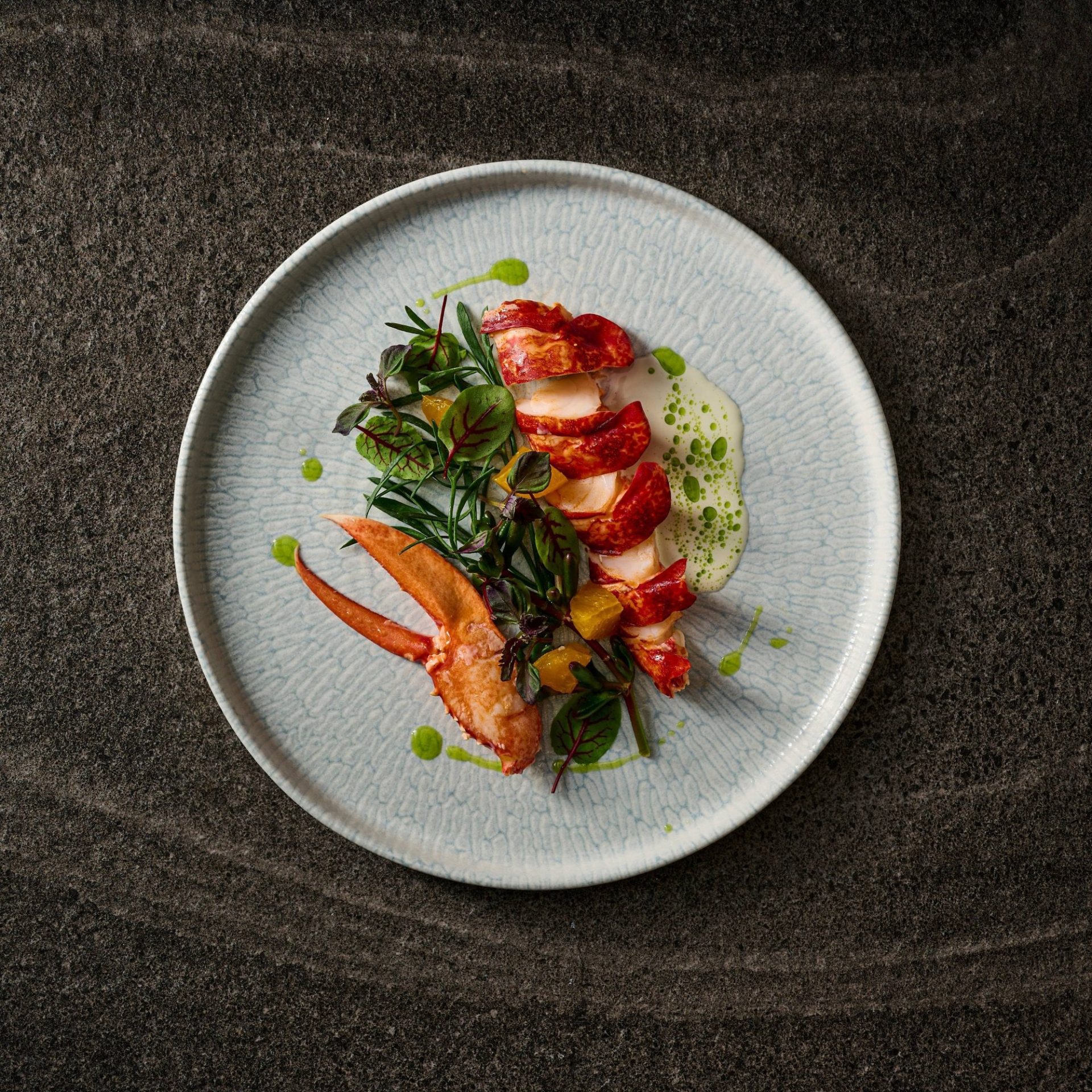 Delta Grey Walled Plate 8 1/4" - Image 3
