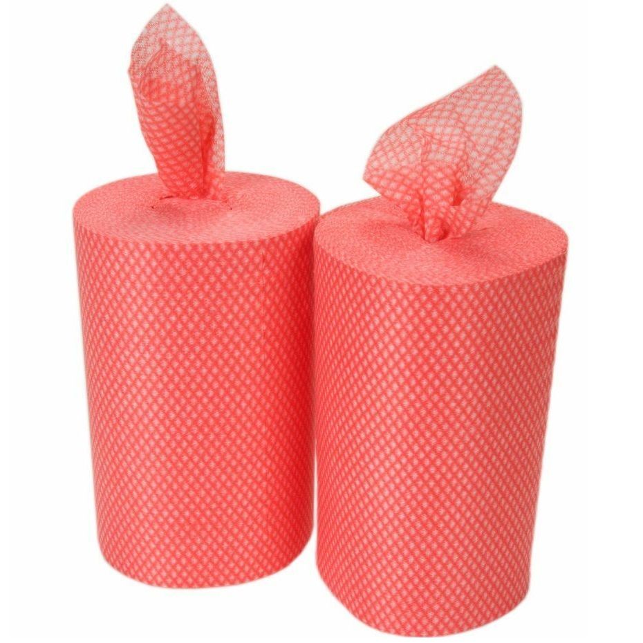 Red Budget Cloth Roll 25x25xm - 2x500