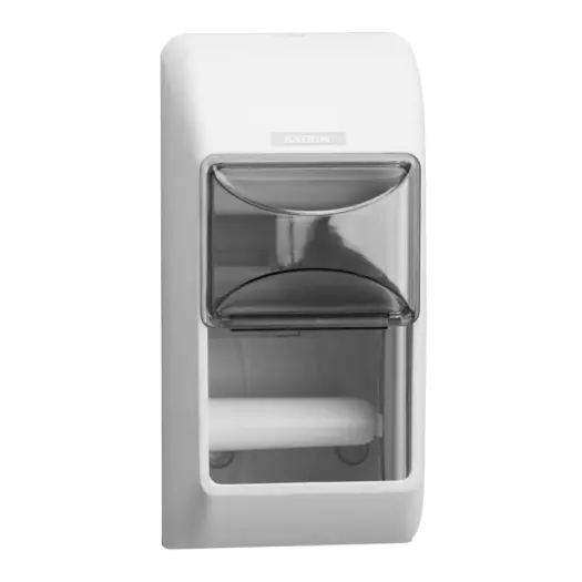 2 Roll Toilet Roll Dispenser White
