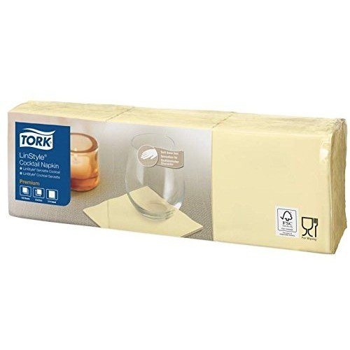 Linstyle Cocktail Napkin Cream (24cm x 24cm)