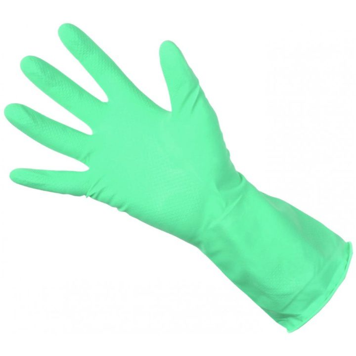 Green Rubber Gloves Small