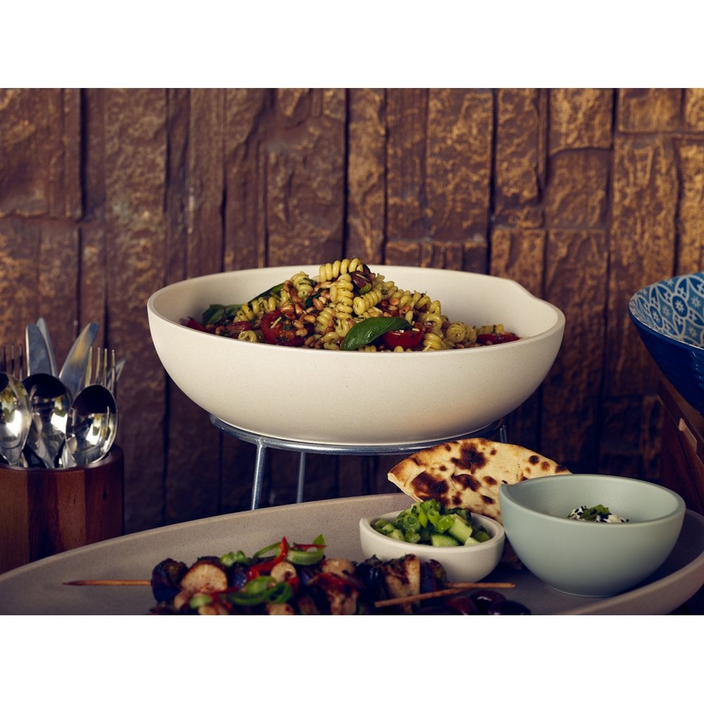 White Copenhagen Melamine Bowl 28 X 7.5Cm - Image 2