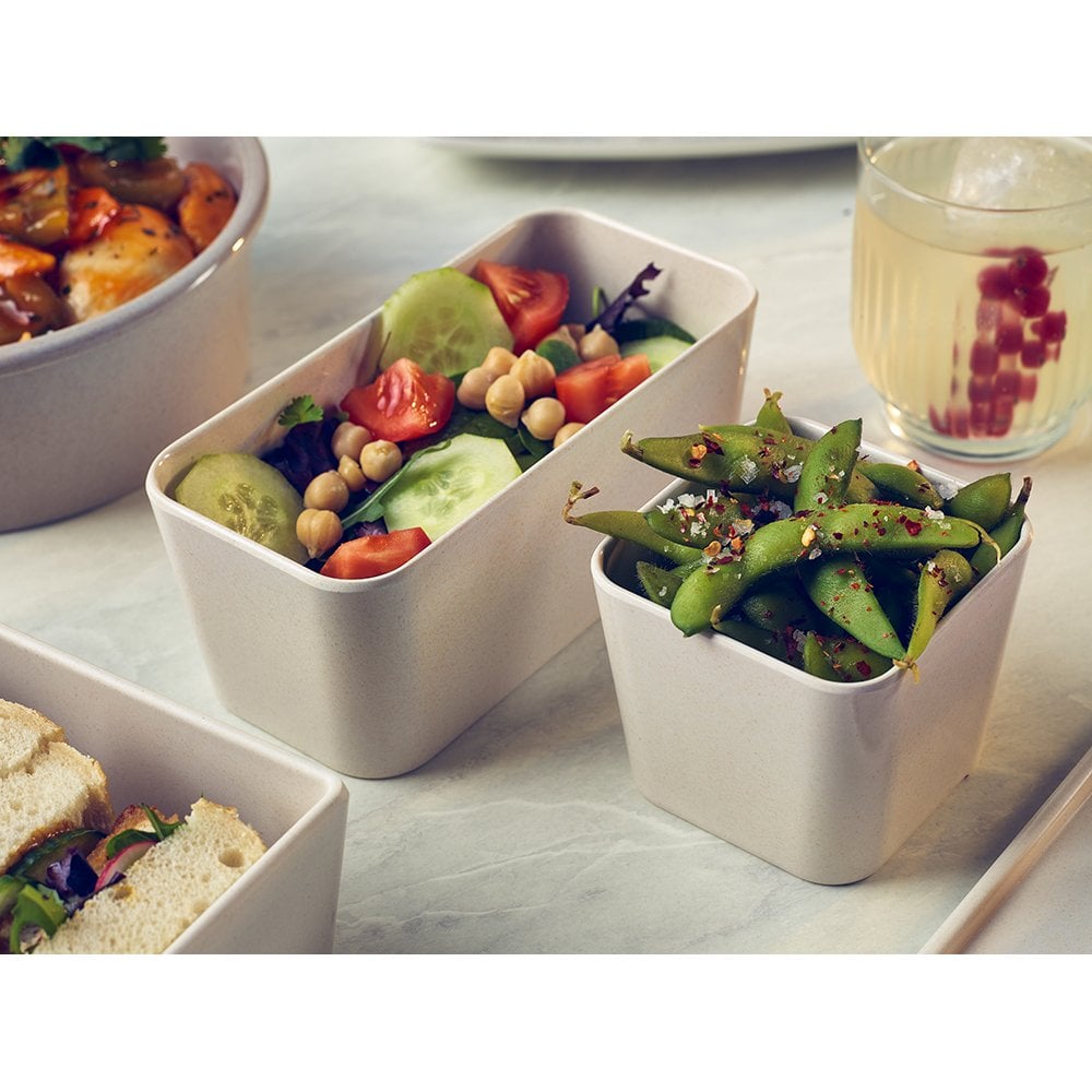 White Tokyo Melamine Small Bento Box Insert 8.3 X 7Cm - Image 2