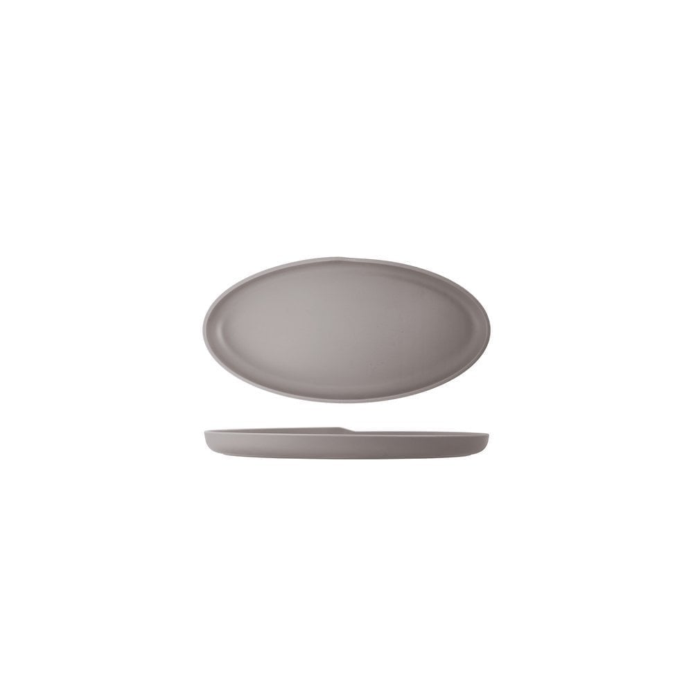 Sand Brown Copenhagen Oval Melamine Dish 40 x 20cm