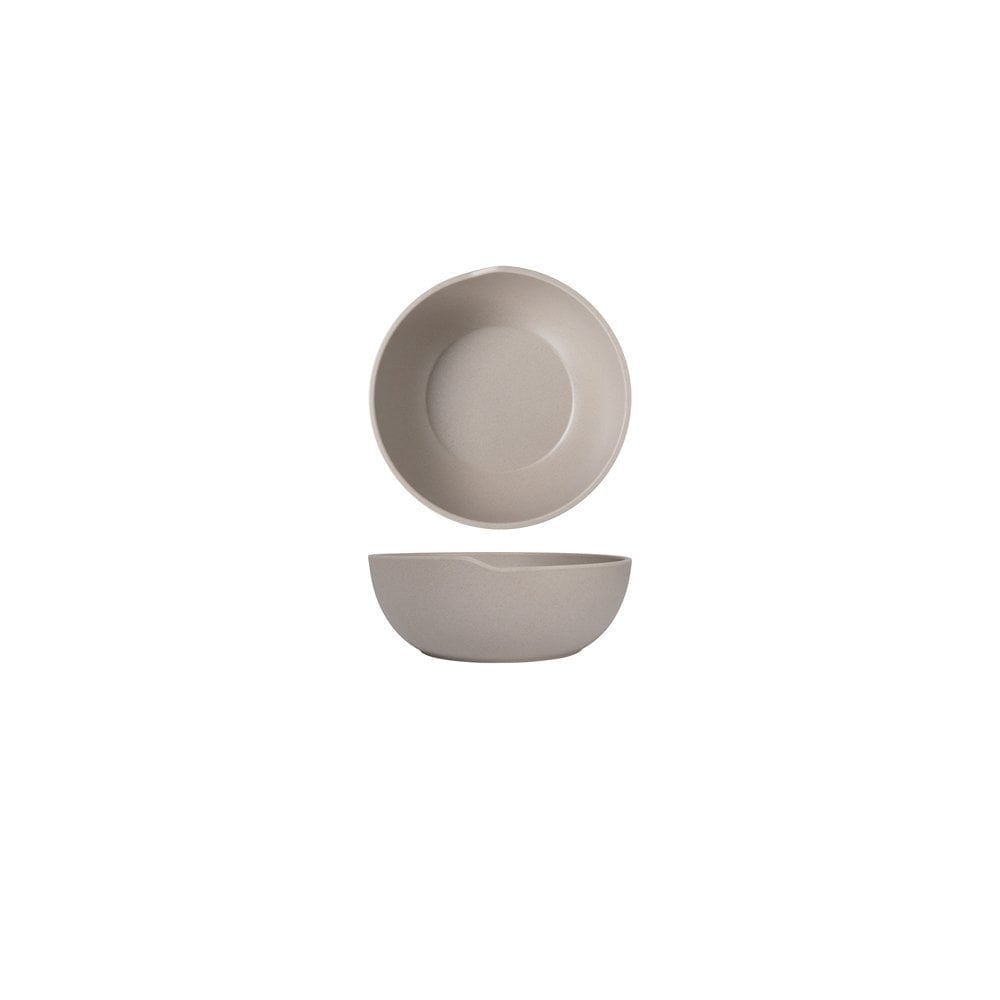 Sand Brown Copenhagen Round Melamine Bowl 20 X 7.5Cm