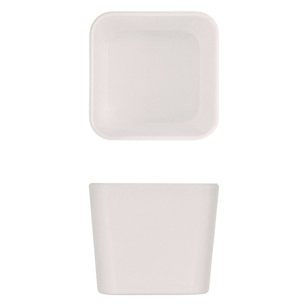 White Tokyo Melamine Small Bento Box Insert 8.3 X 7Cm