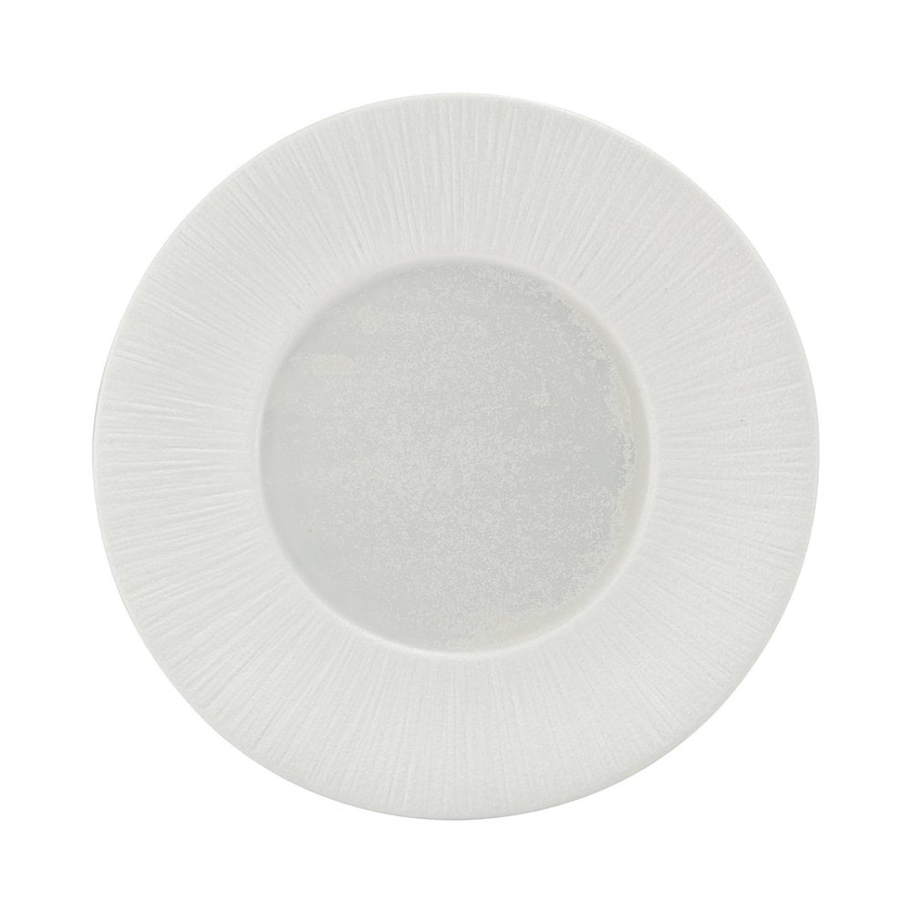 Incise Lucine Vitrified Porcelain Winged Plate 23cm - Image 2