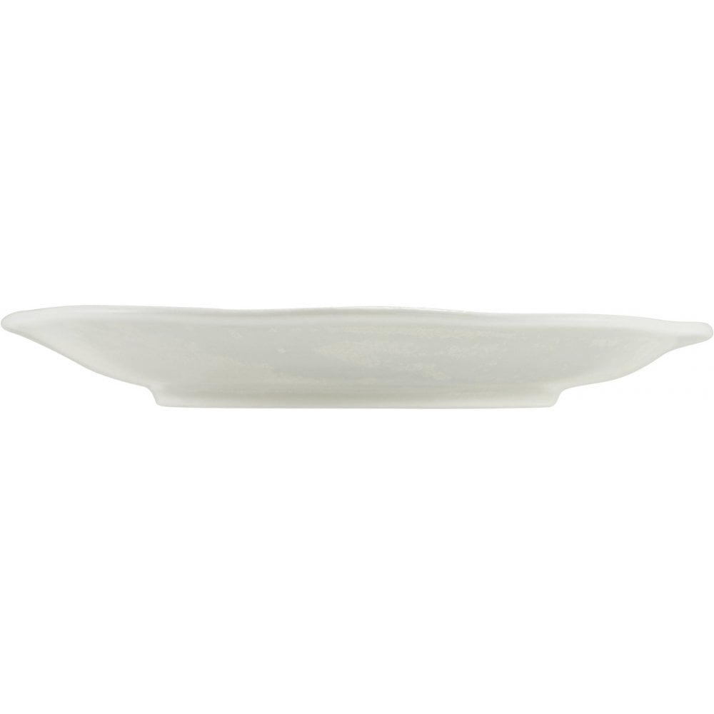 Incise Lucine Vitrified Porcelain Winged Plate 23cm - Image 3