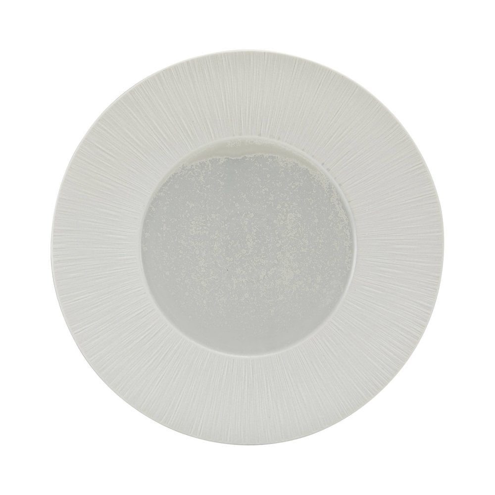 Incise Lucine Vitrified Porcelain Winged Plate 31cm - Image 2