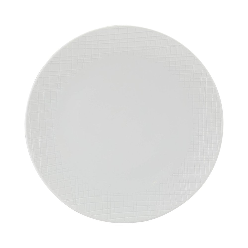 Incise Lavara Vitrified Porcelain Coupe Plate 28cm - Image 2